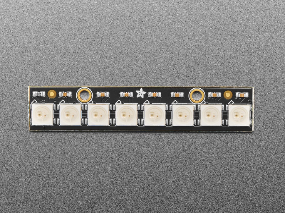 NeoPixel Stick - 8 x 5050 RGB LED with Integrated Drivers