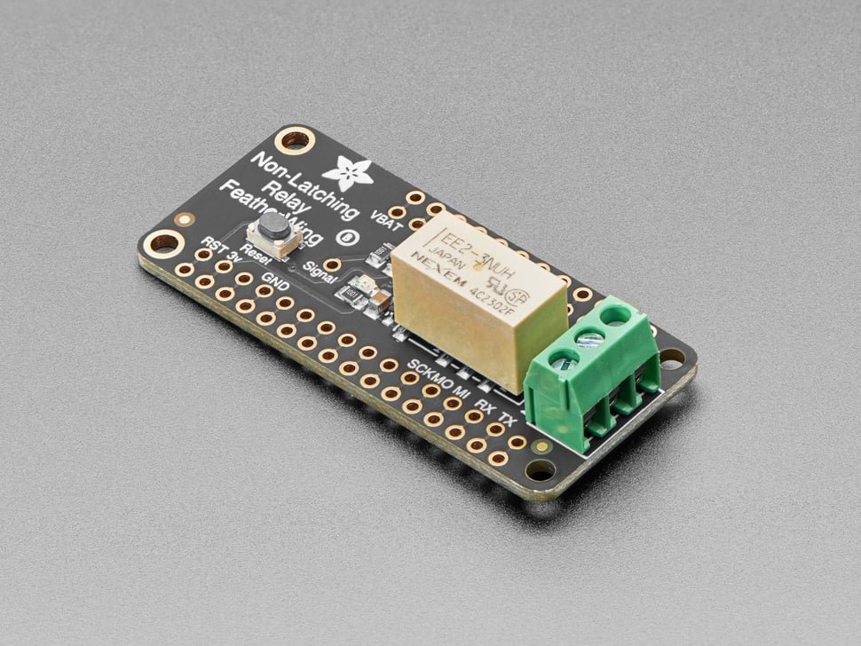 Adafruit Non-Latching Mini Relay FeatherWing