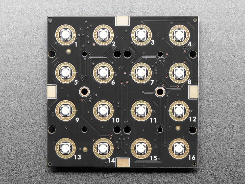 Adafruit NeoTrellis RGB Driver PCB for 4x4 Keypad