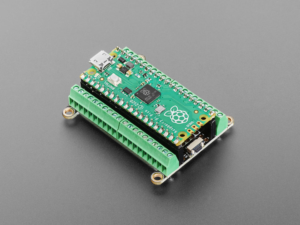Adafruit Terminal PiCowbell for Pico with Pre-Soldered Sockets - Reset Button & STEMMA QT