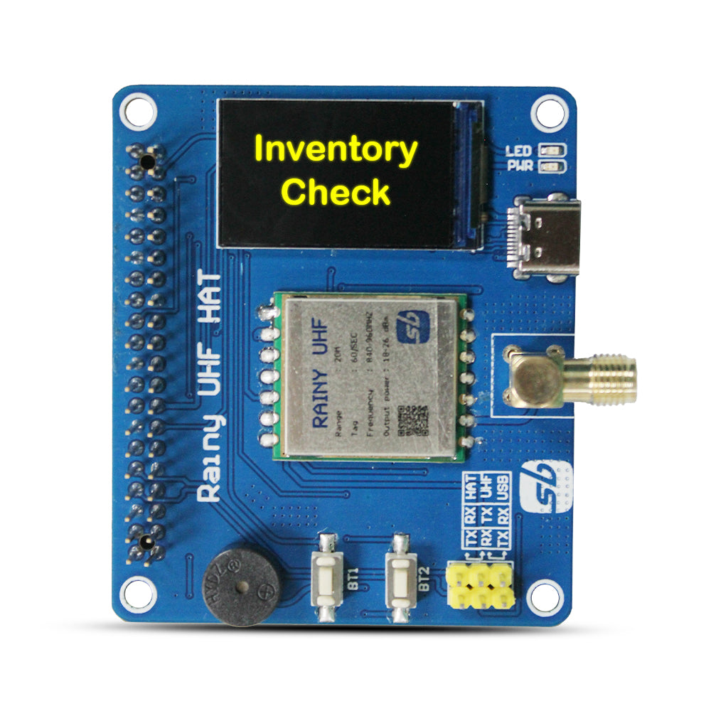 Rainy UHF RFID HAT For Raspberry Pi