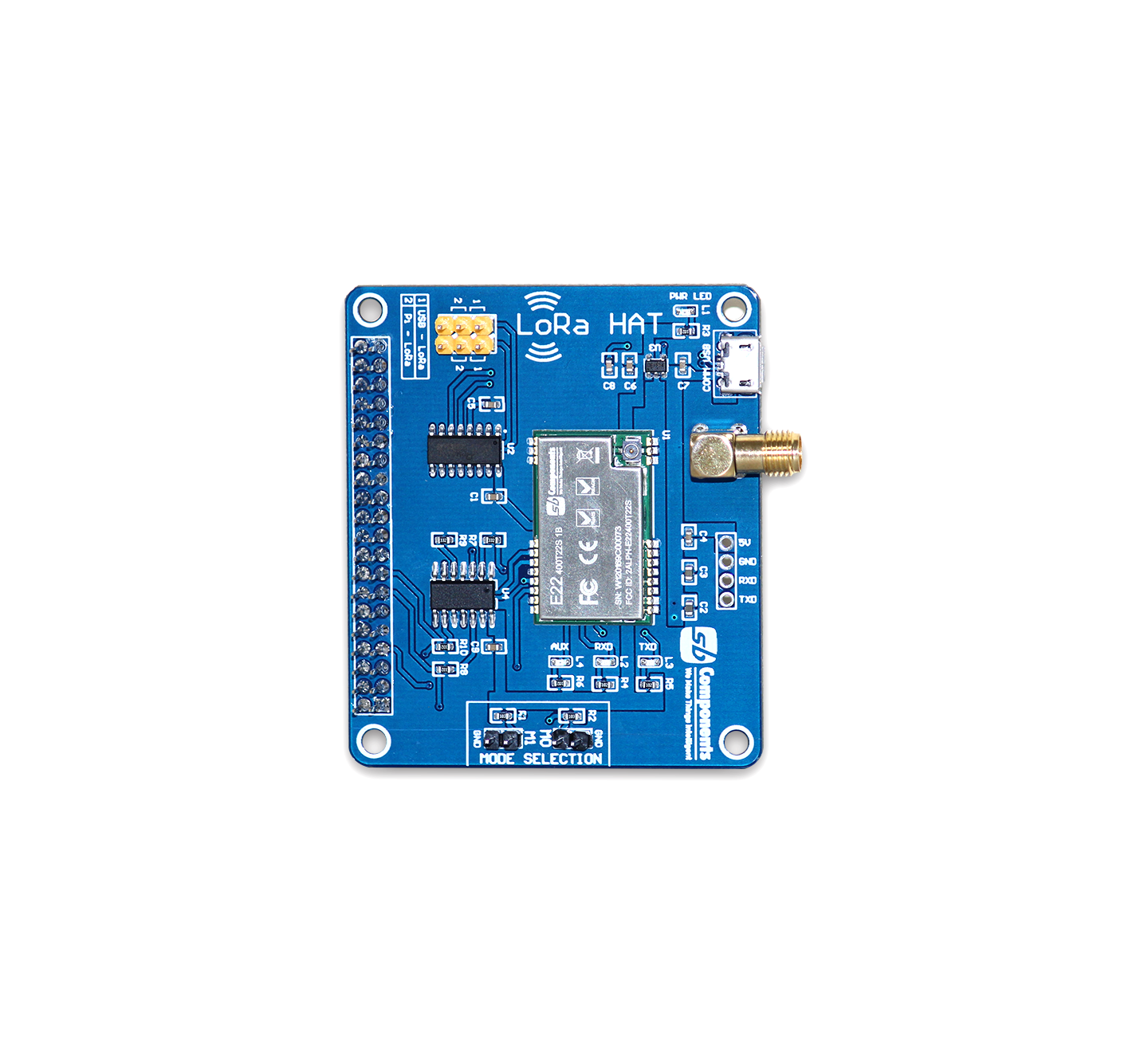 LoRa™ HAT 915MHz | 868MHz | 433MHz