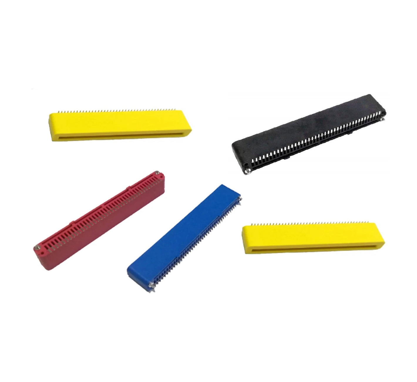 BBC micro:bit Header 40P 180 Degree Angle SMT Edge Connector - Multicolor (Pack of 5 Pcs)