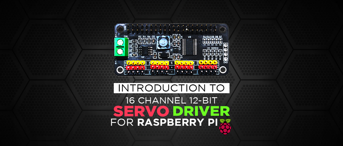 16 Channel Servo Driver HAT for Raspberry Pi - SB Components