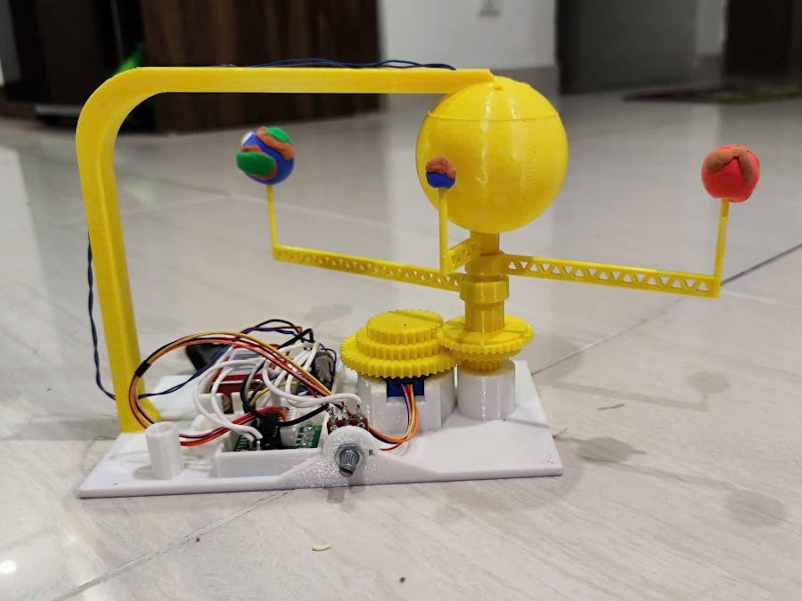 Solar System Model with Arduino Nano & Stepper Motor
