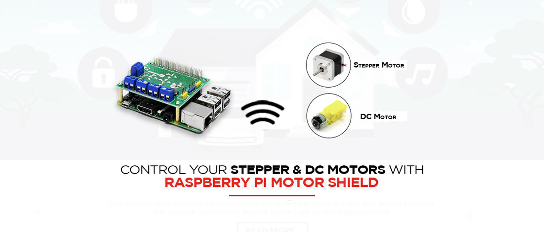 Control Your Stepper & DC Motors with Raspberry Pi Motor Shield