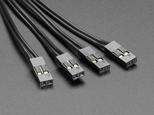Pig-Tail Cables 0.1" 2-pin 4 Pack