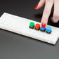 Colorful Round Tactile Button Switch Assortment - 15 Pack