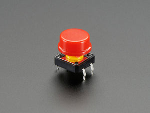 Colorful Round Tactile Button Switch Assortment - 15 Pack