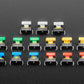 Colorful 12mm Square Tactile Button Switch Assortment - 15 Pack