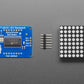 Adafruit Small 1.2" 8x8 LED Matrix with I2C Backpack - Yellow