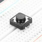 Tactile Switch Buttons (12mm square, 6mm tall) - 10 Pack