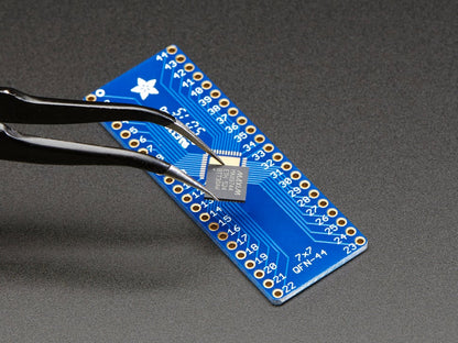 SMT Breakout PCB for 44-QFN or 44-TQFP - 3 Pack