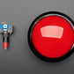 Massive Arcade Button with LED - 100mm Red