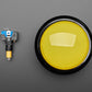Massive Arcade Button with LED - 100mm Yellow