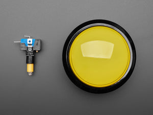 Massive Arcade Button with LED - 100mm Yellow