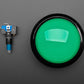Massive Arcade Button with LED - 100mm Green