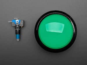 Massive Arcade Button with LED - 100mm Green