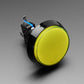 Large Arcade Button with LED - 60mm Yellow