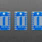 SMT Breakout PCB for SOIC-20 or TSSOP-20 - 3 Pack