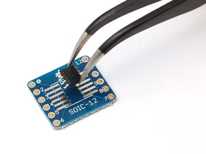 SMT Breakout PCB for SOIC-12 or TSSOP-12 - 6 Pack