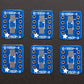 SMT Breakout PCB for SOIC-8, MSOP-8 or TSSOP-8 - 6 Pack