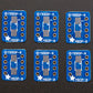 SMT Breakout PCB for SOIC-8, MSOP-8 or TSSOP-8 - 6 Pack