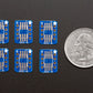 SMT Breakout PCB for SOIC-8, MSOP-8 or TSSOP-8 - 6 Pack