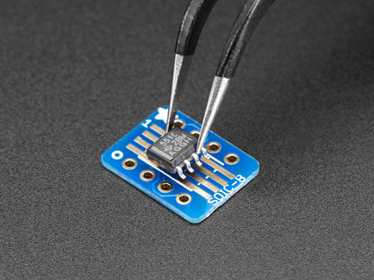 SMT Breakout PCB for SOIC-8, MSOP-8 or TSSOP-8 - 6 Pack