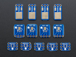 SMT Breakout PCB Set For SOT-23, SOT-89, SOT-223 and TO252