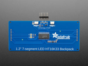 Adafruit 1.2" 4-Digit 7-Segment Display w/I2C Backpack - Yellow