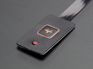 Membrane LED Keypad with Embedded Red LED and Adhesive Backing