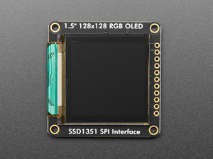 OLED Breakout Board - 16-bit Color 1.5" w/microSD holder - EYESPI Connector