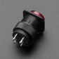 16mm Illuminated Pushbutton - Red Momentary