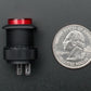 16mm Illuminated Pushbutton - Red Momentary