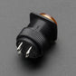 16mm Illuminated Pushbutton - Yellow Latching On/Off Switch
