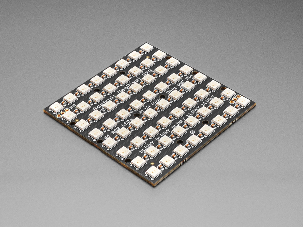 Adafruit NeoPixel NeoMatrix 8x8 - 64 RGB LED Pixel Matrix