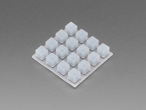 Silicone Elastomer 4x4 Button Keypad for 3mm LEDs