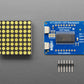 Small 1.2" 8x8 Ultra Bright White LED Matrix + Backpack - STEMMA QT / Qwiic