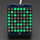 Adafruit Small 1.2" 8x8 LED Matrix with I2C Backpack - Pure Green
