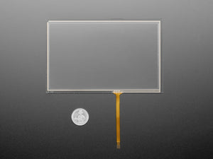 Resistive Touchscreen Overlay - 7" Diagonal, 165mm x 105mm, 4-Wire