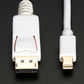Mini DisplayPort to DisplayPort Cable - 10 ft/3 meters - White
