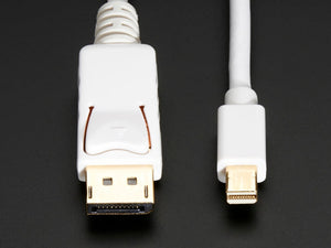 Mini DisplayPort to DisplayPort Cable - 10 ft/3 meters - White