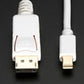 Mini DisplayPort to DisplayPort Cable - 10 ft/3 meters - White