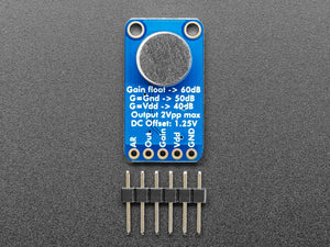 Electret Microphone Amplifier - MAX9814 with Auto Gain Control