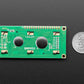 Standard LCD 16x2 Character Display - White on Blue