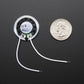 Mini Metal Speaker with Wires - 8 Ohm 0.5W