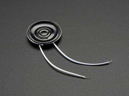 Mini Metal Speaker with Wires - 8 Ohm 0.5W