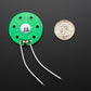 Thin Plastic Speaker with Wires - 8 Ohm 0.25W