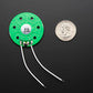 Thin Plastic Speaker with Wires - 8 Ohm 0.25W